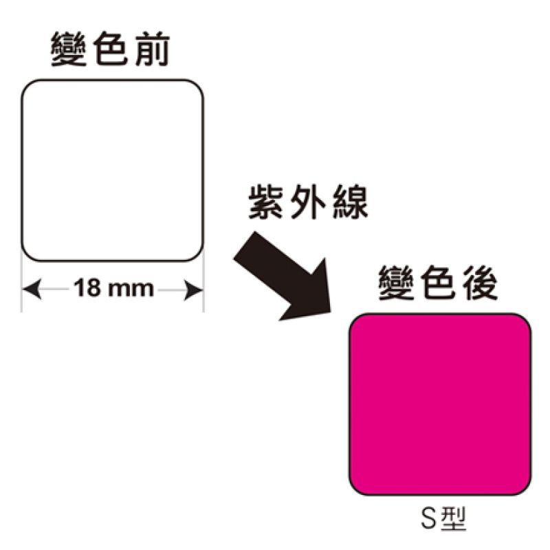 UV值 不可逆性溫度貼紙